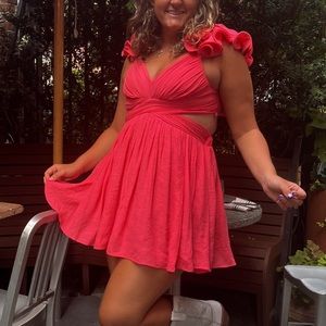 HOT PINK DRESS